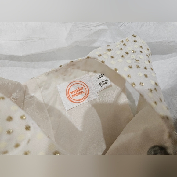 Wonder Nation Holiday Dress SZ 3-6mths - Picture 4 of 4